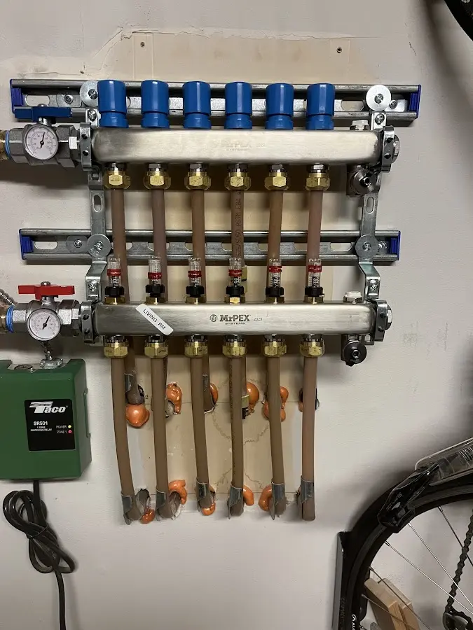 Plumber performing Leak Detection at a residential property in Gettysburg